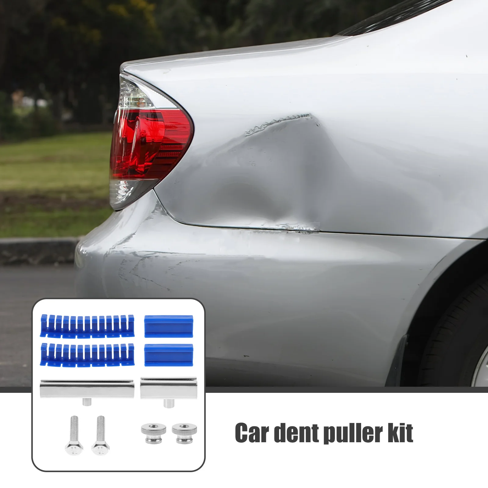 

1Set Dent Puller Kit Car Body Repair Tools Auto Dent Remover Practical Design Versatile Use for All Vehicles Puller