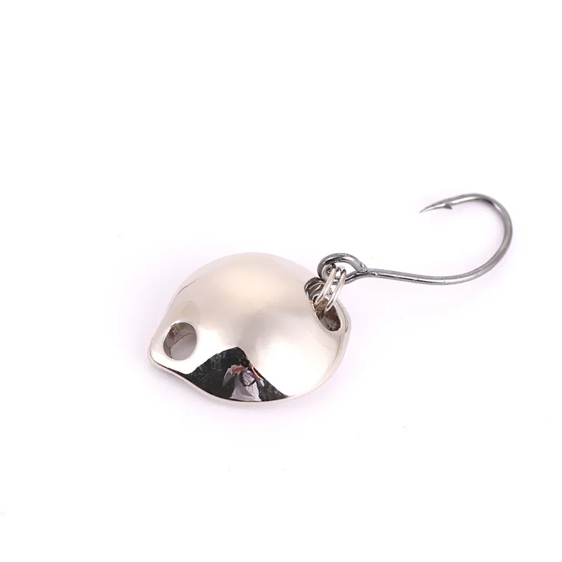 MUKUN 7 Teile/los Micro Forelle Löffel Angeln Locken 1,8g/14mm Harten Köder Künstliche Köder Kleine Harte pailletten Spinner Angelgerät – Detail 7