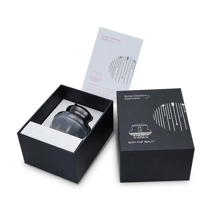 Mini Rolling Balls Comb Hair Oil Applicator Steel Plastic Handle Scalp Massage Device for Home Use Styling Hair Growth Brush