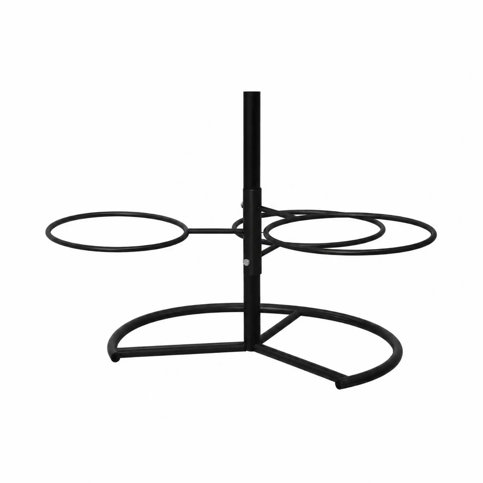 Space Saving Yoga Ball Rack Metal Stand with Coated Finish for Home Workout Studio Dance Area