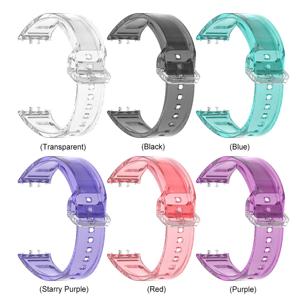 Photo chrome sport gurt sport armband verstellbar tpu ersatz gurt band bequem für samsung galaxy fit 3 SM-R390 band