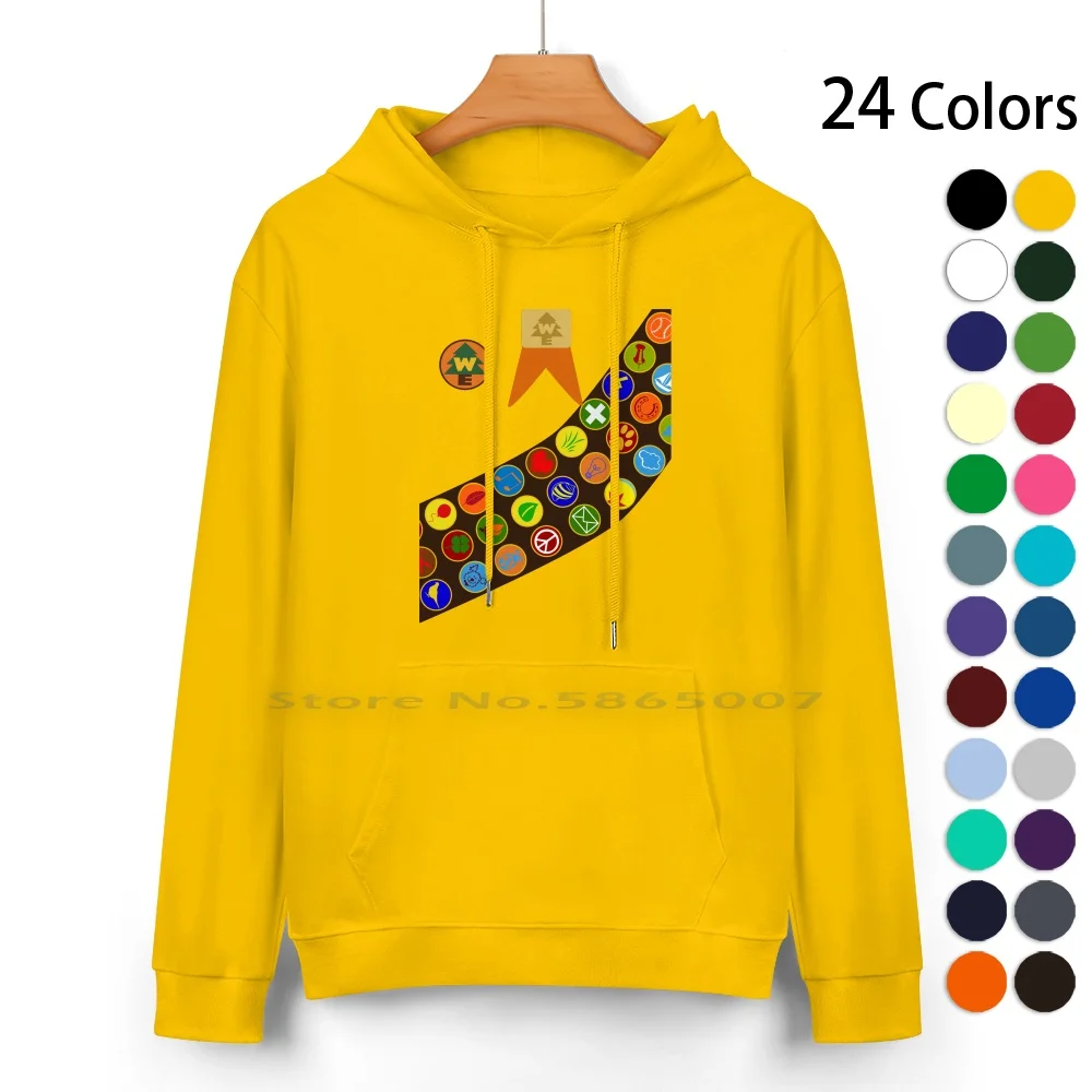 Wilderness Explorer Pure Cotton Hoodie Sweater 24 Colors Up Pixar Wilderness Explorer Russell 100% Cotton Hooded Sweatshirt For