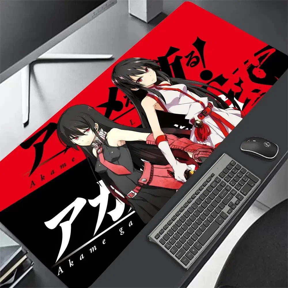 

Коврик для мыши Akame Ga KillAnime, большой игровой коврик для мыши, утолщенный коврик для компьютерной клавиатуры LockEdge, настольный коврик