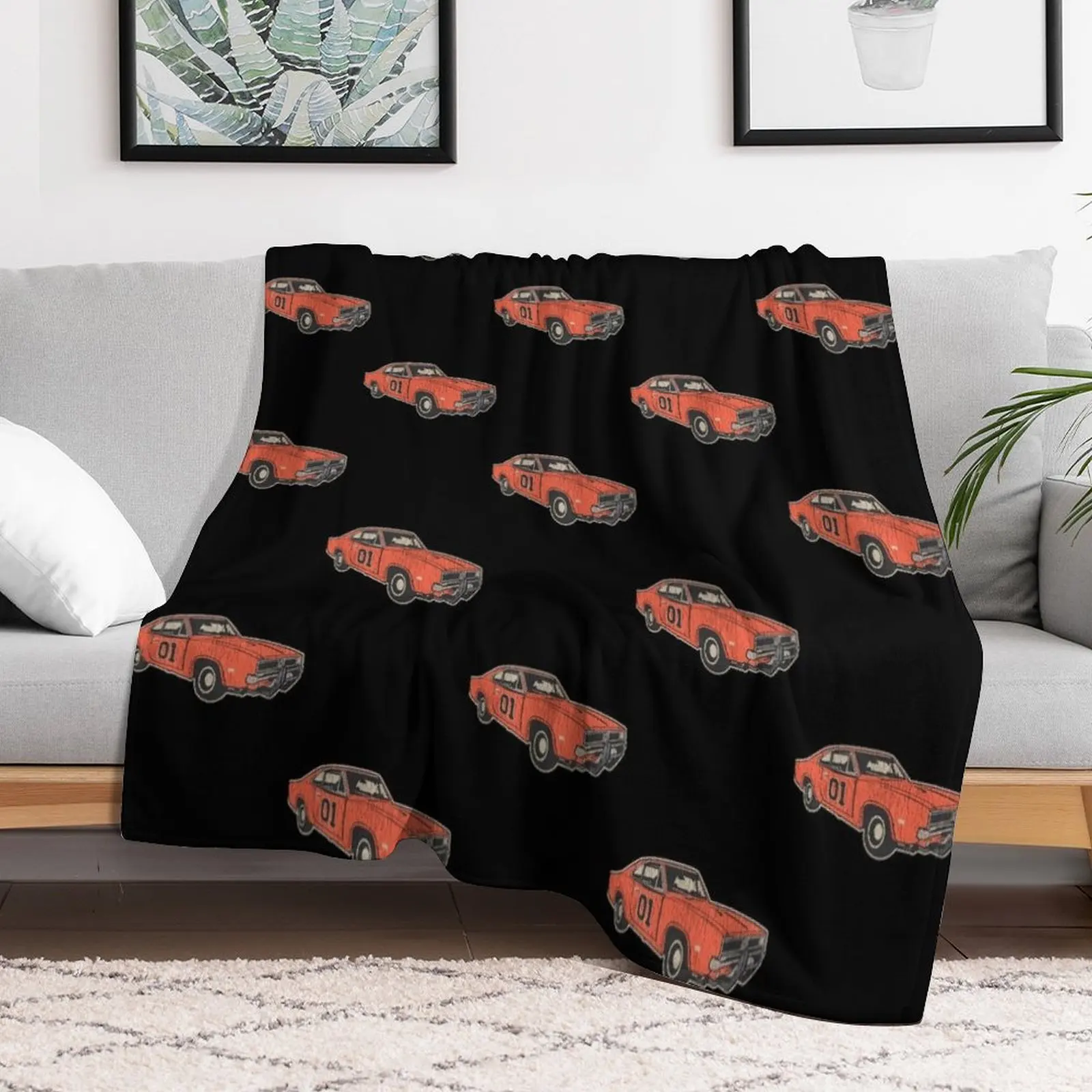 

Music Vintage Retro Dukes Of Hazzard Funny Graphic Gift Throw Blanket Blankets For Bed Bed linens Blankets