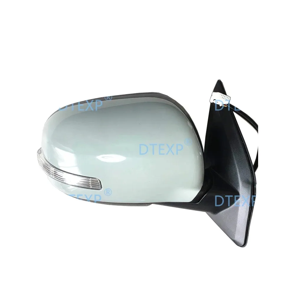 1 Piece No Painting LHD LED Side Mirror for Outlander 2007-2012 CW 7632A470 Rear Park Glass for Airtrek Glass Heat Auto Fold