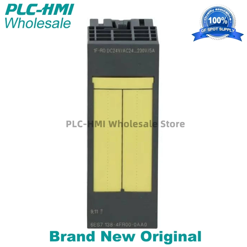 6ES7138-4FR00-0AA0 6ES71384FR000AA0 SIMATIC DP, Electronics module 1F-RO 24 V DC/AC 24..230V/5A Original Brand New