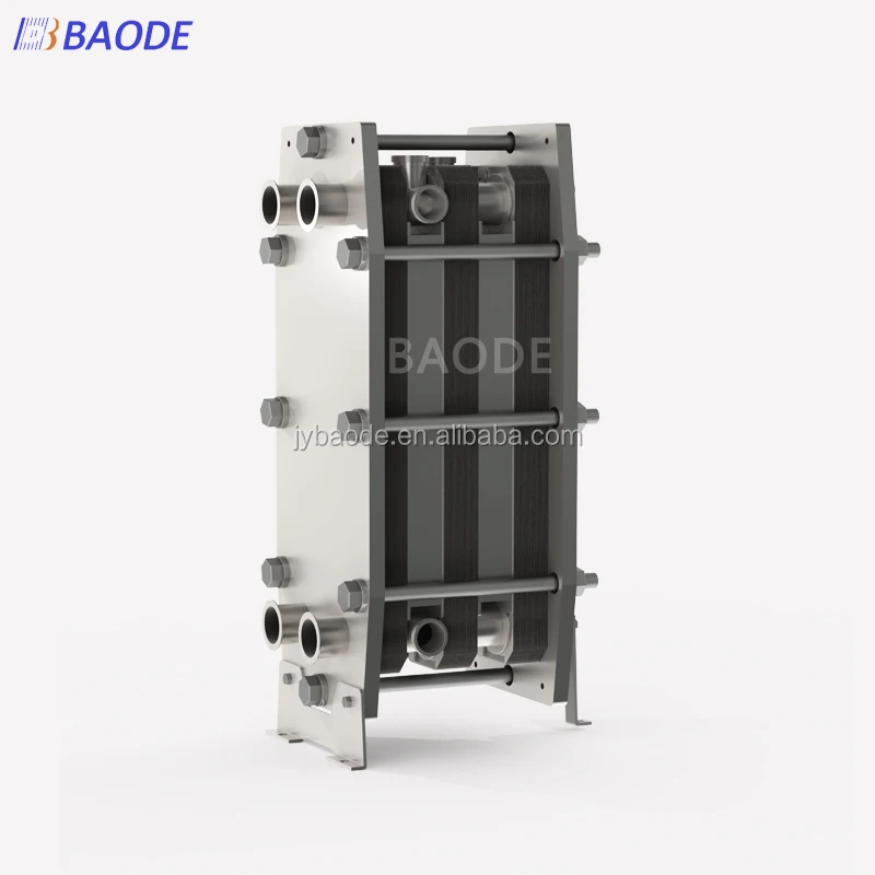 FH60 Food Grade Steam Milk Cooler Stainless Steel Gasket Plate Heat Exchanger for Water/Oil /Milk Pasteurization