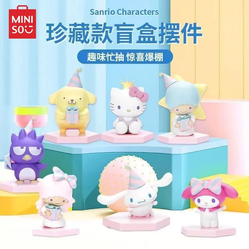 

【Miniso】Sanrio Collectible Series My Melody, Pompompurin, Hello Kitty Desktop Trendy Blind Box, Desktop Mystery Figurine, Pet Figurine, Surprise Holiday Birthday Gift