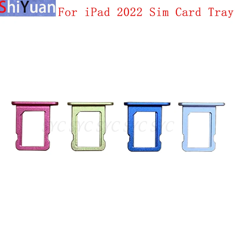 SIM Card Tray Memory MicroSD Card For iPad 2022 10th Gen A2757, A2777, A2696 SIM Card Slot Holder Replacement Parts