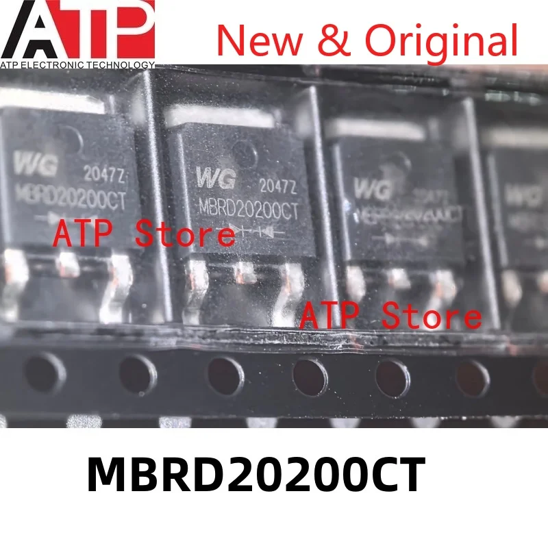 10PCS MBRD20200CT TO-252-2 DPAK  Original spot inventory