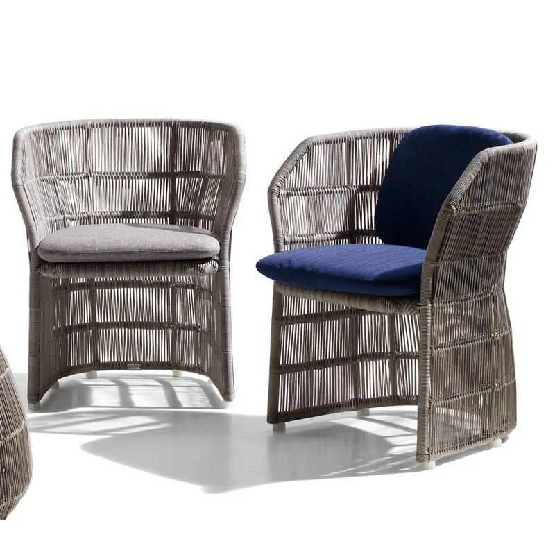 

Rattan outdoor leisure sofa villa club rattan chair furniture combination