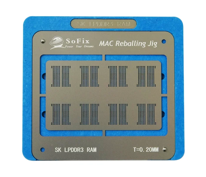 2010-2020 RAM Reballing Jig with Stencil ,Memory BGA Reballing Kit 2016-2021 NAND Reballing Jig with Stencil ,BGA Reballing Kit