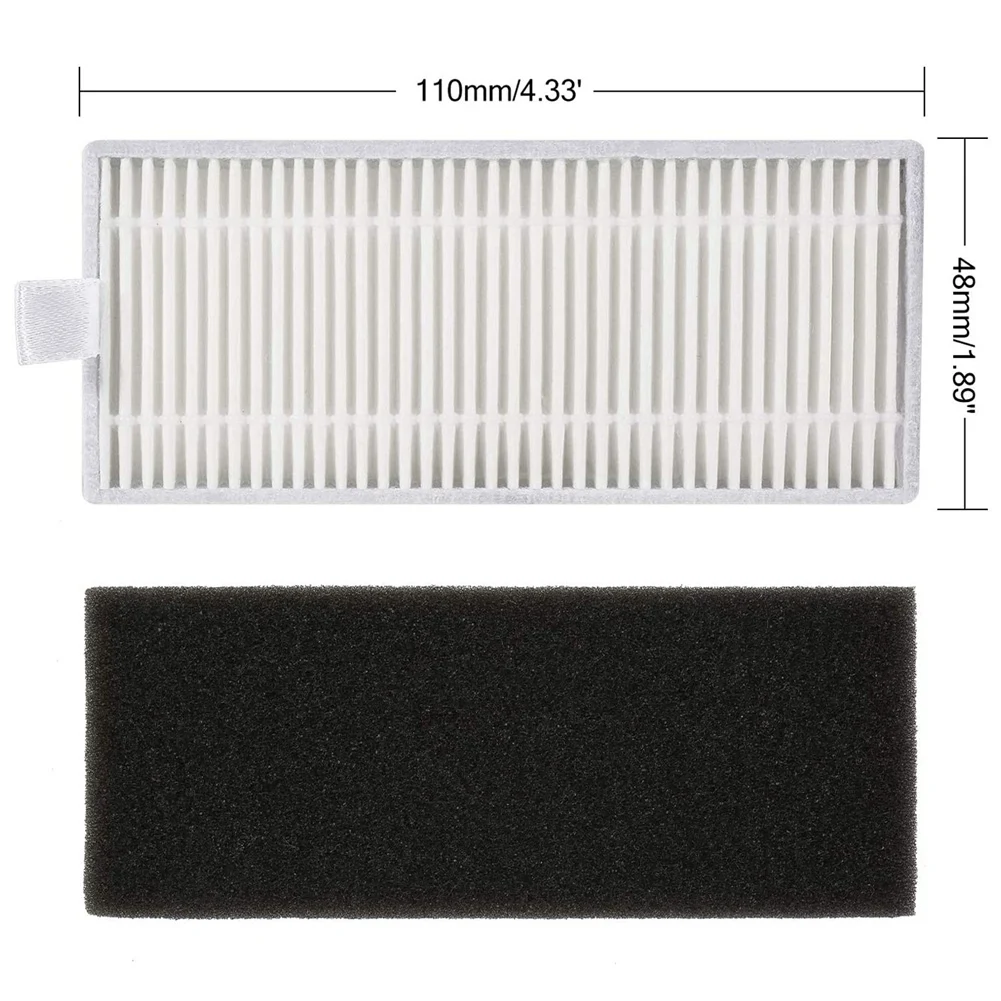 12Pcs Replacement for Polaris PVCR 1026 1226 1090 3200 Hepa Filter Robotic Vacuum Cleaner Spare Parts