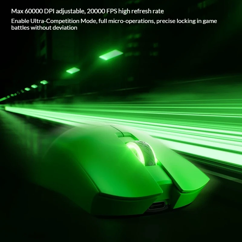 Ausdom G06 Tri Mode Wireless Esports Gaming Mouse Paw3955gt 8K Polling Rate Wired Wireless for Desktop Pc Office Gamers Mice