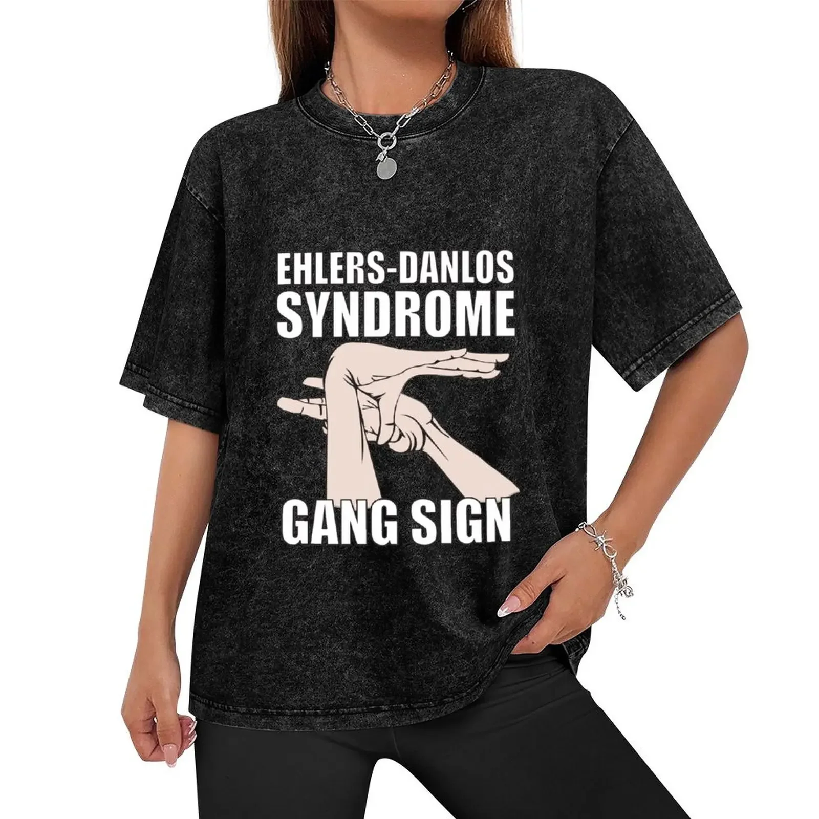 Ehlers Danlos Syndrome Awareness Shirt Long Sleeve Shirt T-Shirt sweat kawaii clothes basketball graphic tees mens t shirts pack