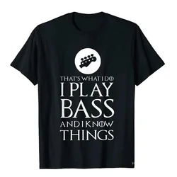 Graphic T Shirts I Play Bass Funny Bass Guitar T Shirt Gift Tee Tops T Shirt Discount Comfortable Tight Men Summer Clothes
