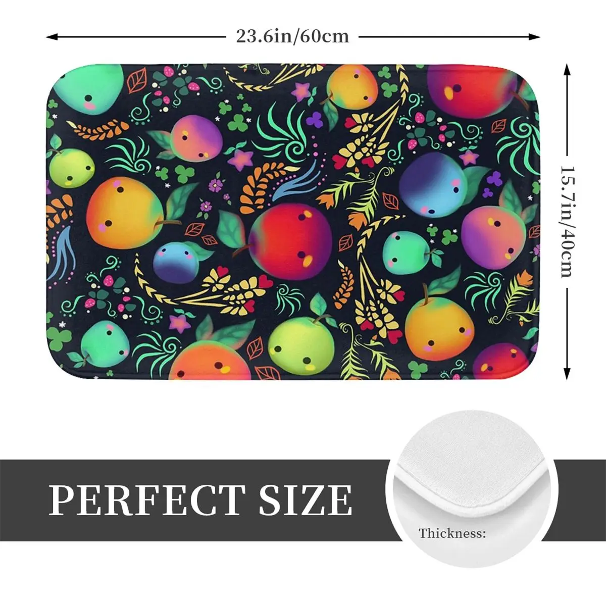 SDV مزرعة وادي الأصدقاء ستاردو فالي لعبة ممسحة المطبخ مدخل المنزل الكلمة حصيرة المضادة للانزلاق السجاد البساط لغرفة النوم مسند القدم حصيرة #3