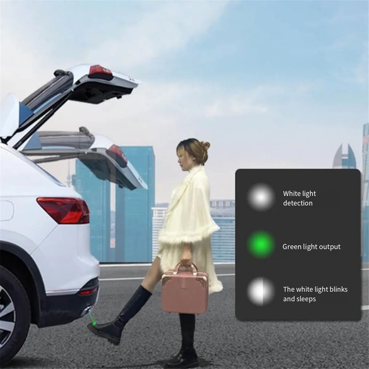 

Датчик открытия багажника, Автомобильный багажник, электрическая задняя дверь, ножная педаль, датчик, электрическая индукционная задняя дверь