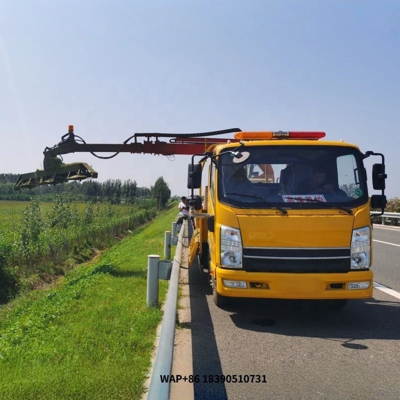 Hydraulic Hedge Trimmer Plant Trimmer Mounted Truck with Own Power for Road Slope Green Plants