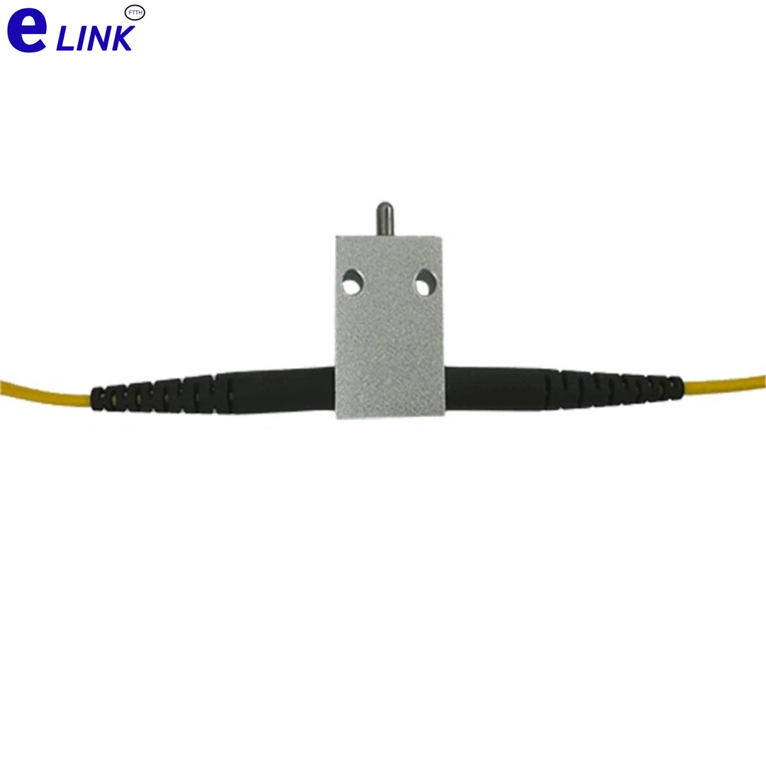 مخفف الألياف الضوئية ، مفتاح تشغيل وإيقاف ، مفتاح بصري ميكانيكي ، نوع الزر ، وضع فردي ، 1260-1650nm