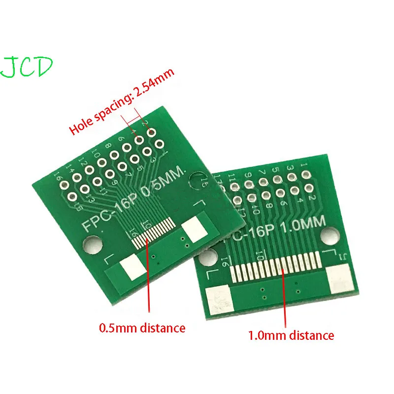 1PC FPC FFC Flexible Cable Adapter Board 0.5mm Pitch Connector SMT to 2.54mm 6P/8P/10P/12P/20P/24P/26P/30P/34P/40P/50P/60P/80P