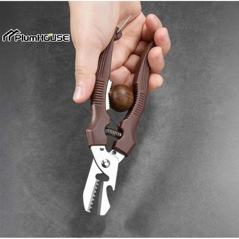 Multipurpose Chestnut Scissors Peeler Chestnut Shell Peeling And Leather Clip Cross Cutting Knife Chestnut Peeler For Kitchen