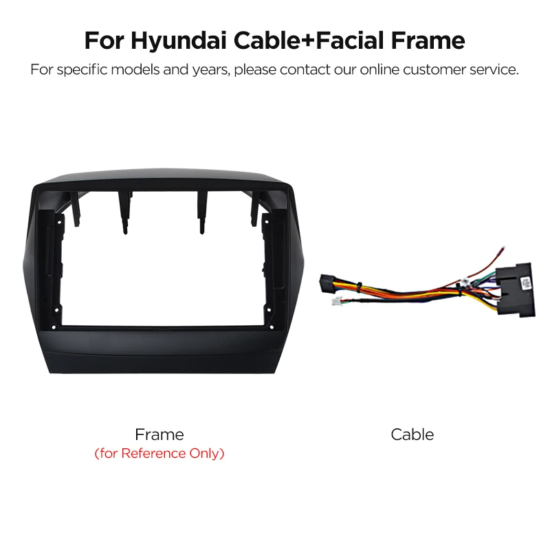 2 Din 9 Inch 10 Inch Auto Middenconsole Radio Frame Kabel Voor Peugeot VW Citroen Fiat Renault Audi Benz BMW KIA Mazda opel Ford