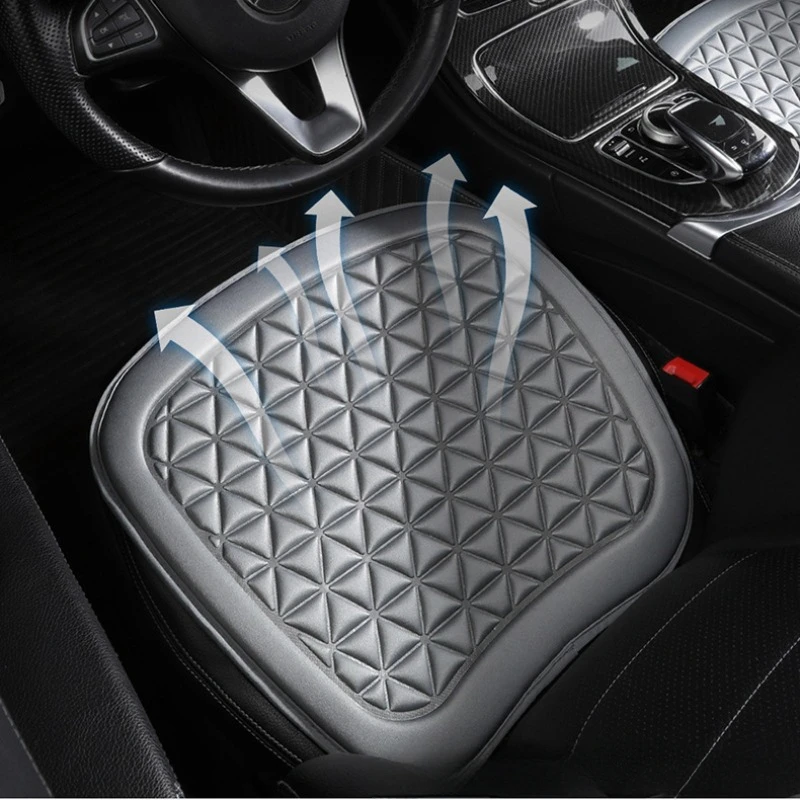 Breathable Fabric Car Seat Cover 3D Triangular Concave Convex Hip Massage Cover General Car Seat Cushion with Backrest Cushion