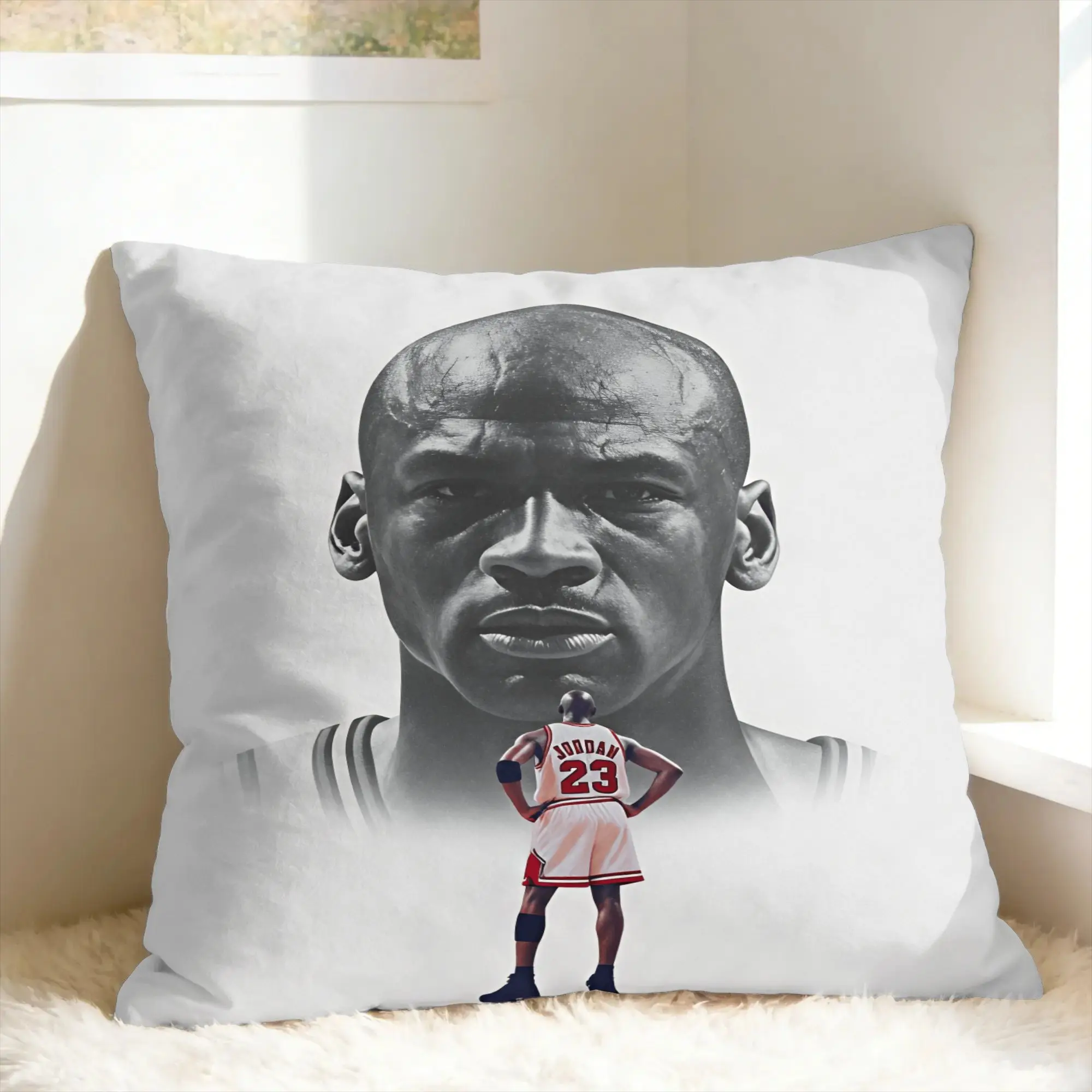 Basketball Michael J-Jordan Pillow Case  Cute Funny Pillow Cover Graphic Pillowcases For Wedding Party Home Decor