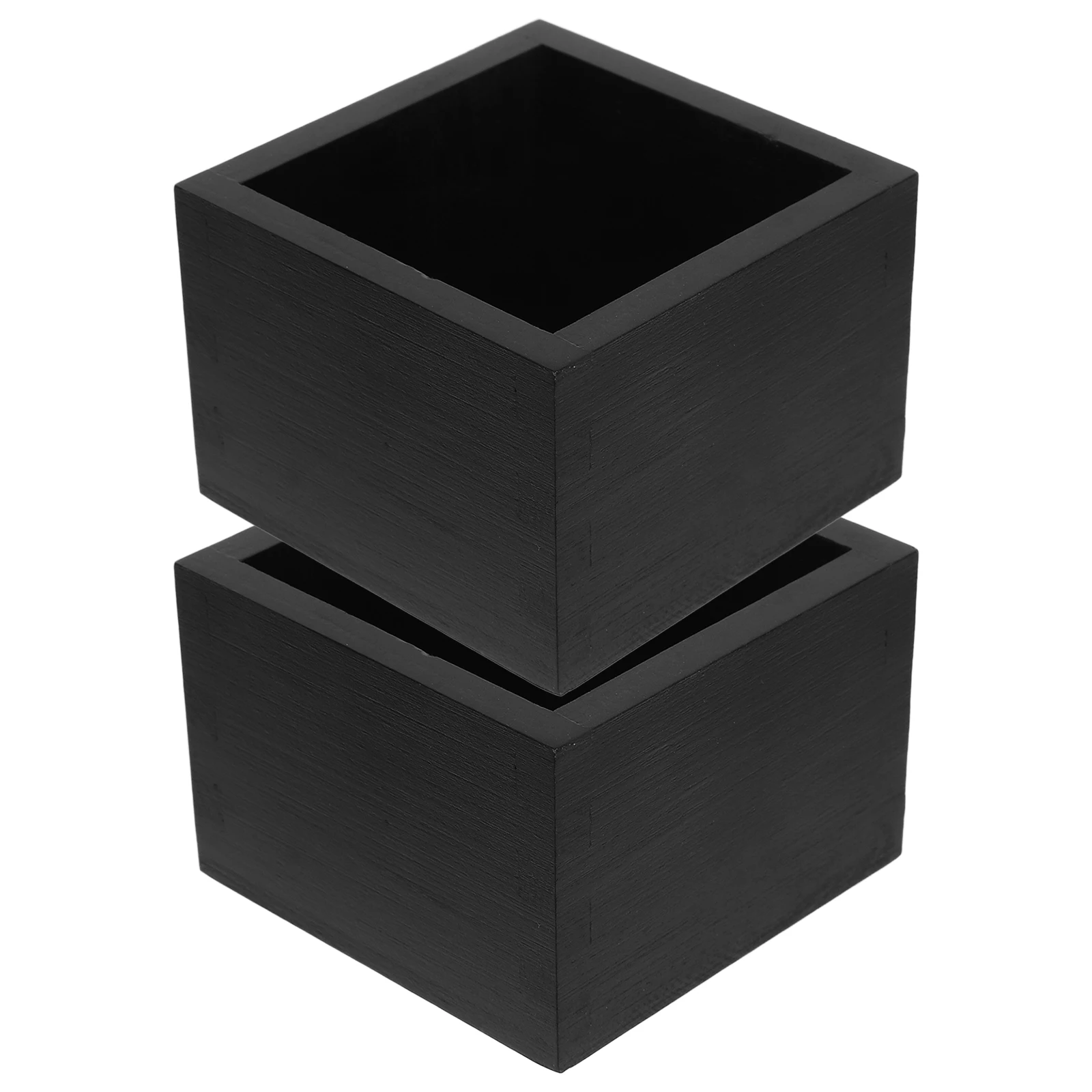 

2pcs Square Creative Japanese Wooden Sake Cups Small Size Utensils Portable Storage Box For Gifts