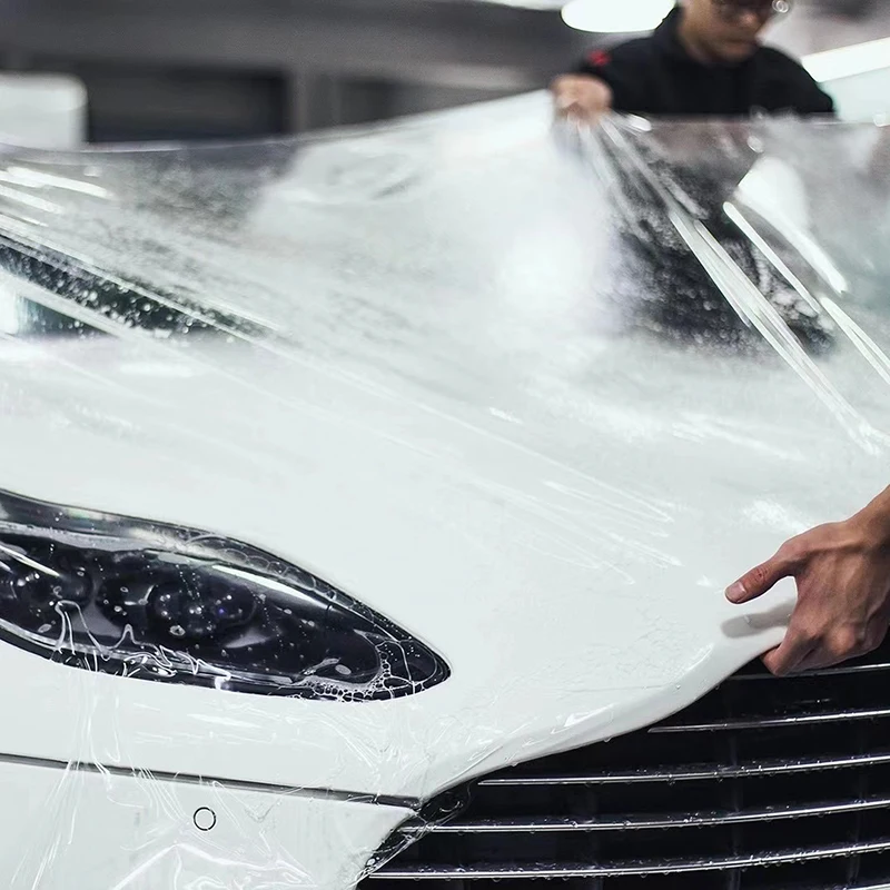 ฟิล์มกันรอยรถยนต์แบบด้าน 7.3 มิล ไม่เหลือง ซ่อมแซมตัวเองได้ ฟิล์ม TPU แบบด้าน xpel PPF ฟิล์มกันรอยรถยนต์