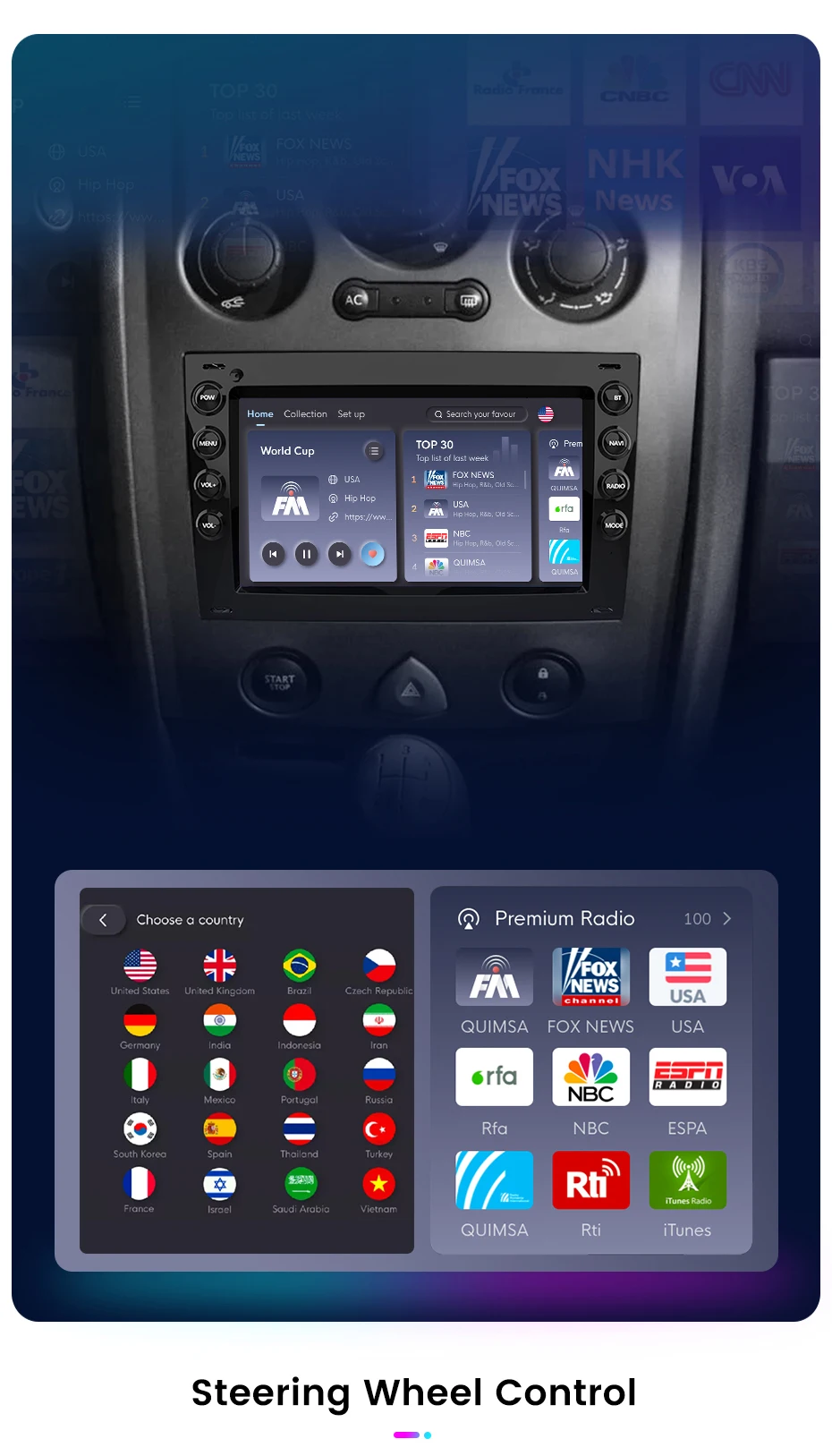 Junsun Wireless Carplay Android Auto Autoradio für Renault Megane 2 2008-2015 GPS Auto intelligente Systeme Smart Autoradio – Detail 18