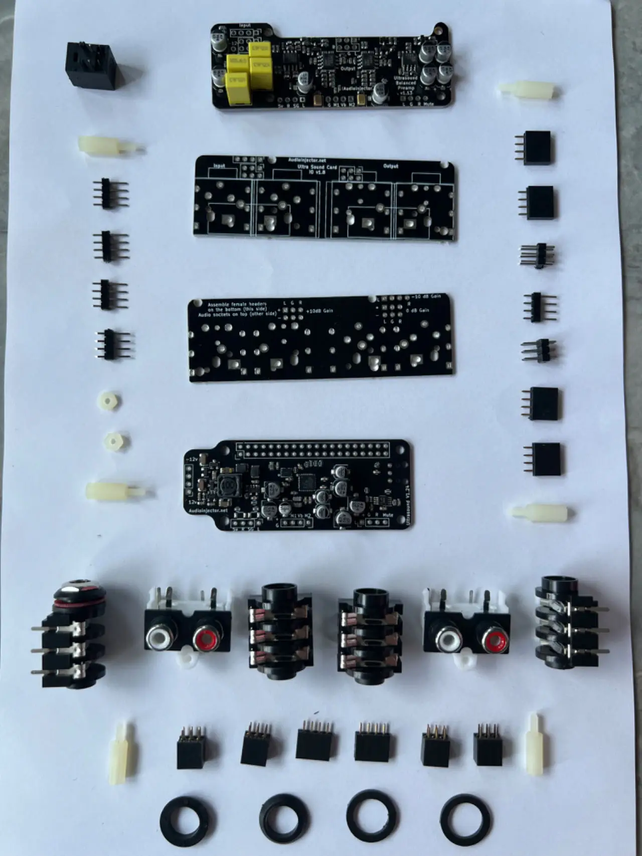 Audio Injector Iniettore Audio scheda Audio a canale Ultra2 per Raspberry Pi HIFI DAC HAT HIFI DAC scheda Audio scheda di espansione per Raspberry Pi