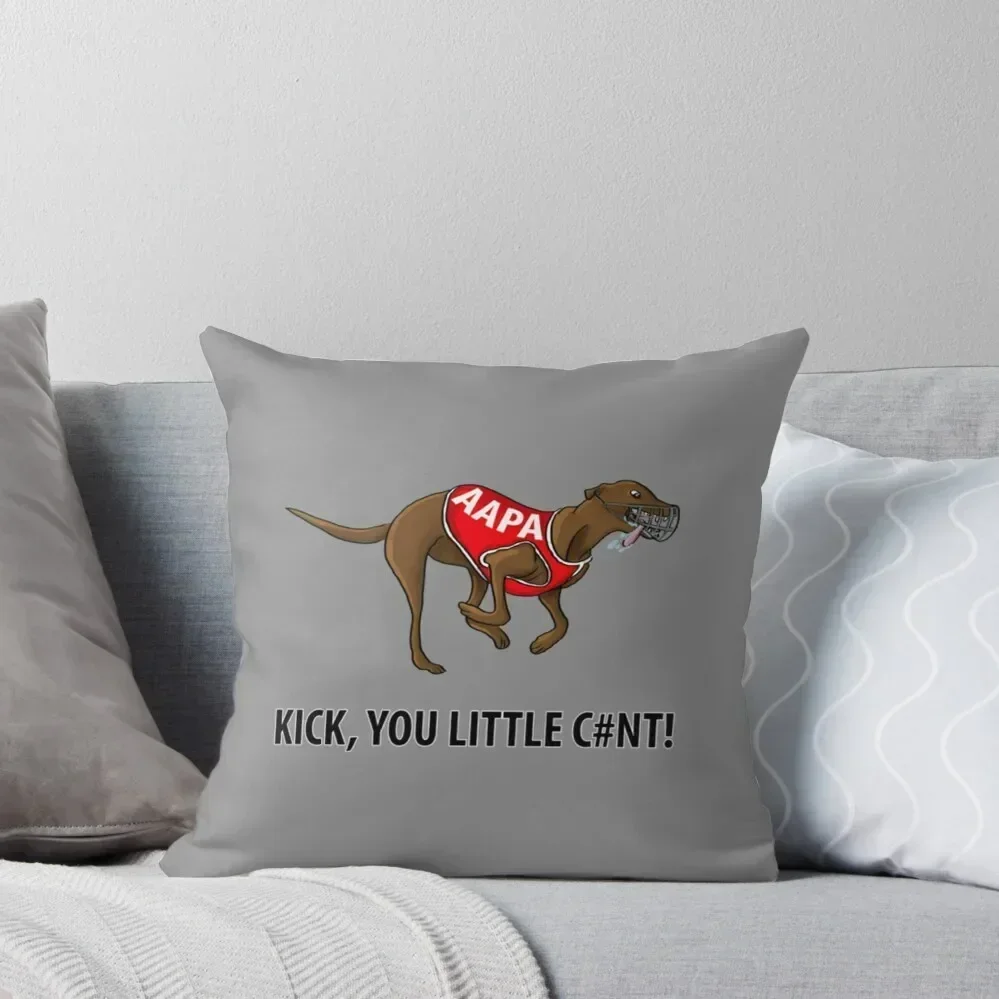 

All Aussie Punting Adventures - Kick You Little Cnt Throw Pillow Christmas Throw Pillows Covers pillow