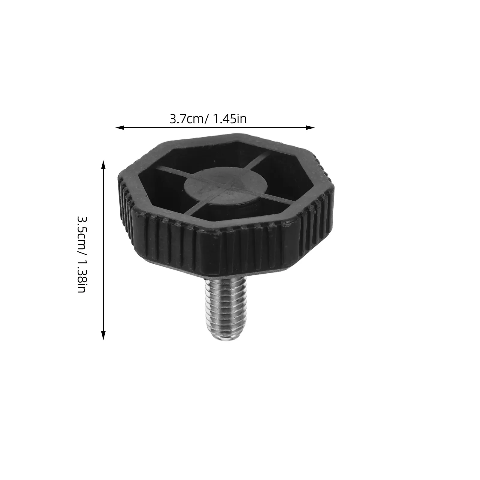 50Pcs Electronic Scale Screw Feet M8 Thread Adjustable Furniture Levelers Heavy Duty Anti Vibration Pads Table Chair Stool Feet
