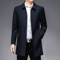 2024 new style Men's Jacket Male Casual Coat Autumn Spring Overcoat Windbreaker Outdoors Windproof Hombre Coveral size M-XXXL