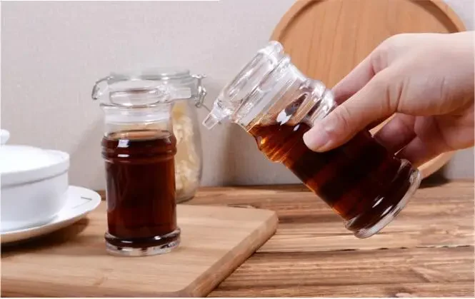 

Household Kitchen Seasoning Box Jar Transparent Oil Salt Pepper Spice Sprayer Storage Container Spice Cumin Bottle Tank LF 114