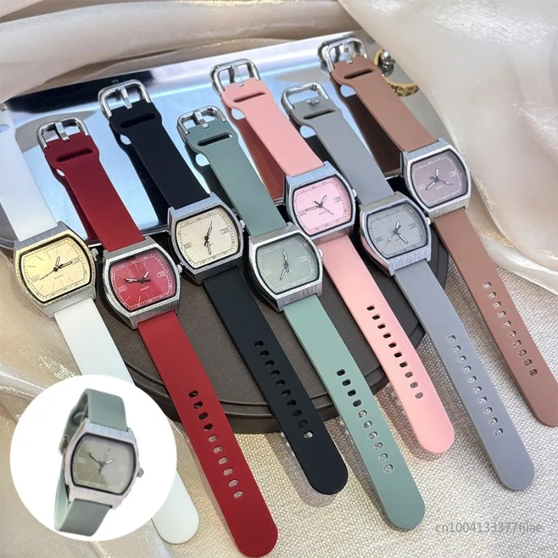 

Модные брендовые женские кварцевые часы, женские повседневные силиконовые желе, часы, подарок для девочек, Zegarek Damski Relógio Feminino