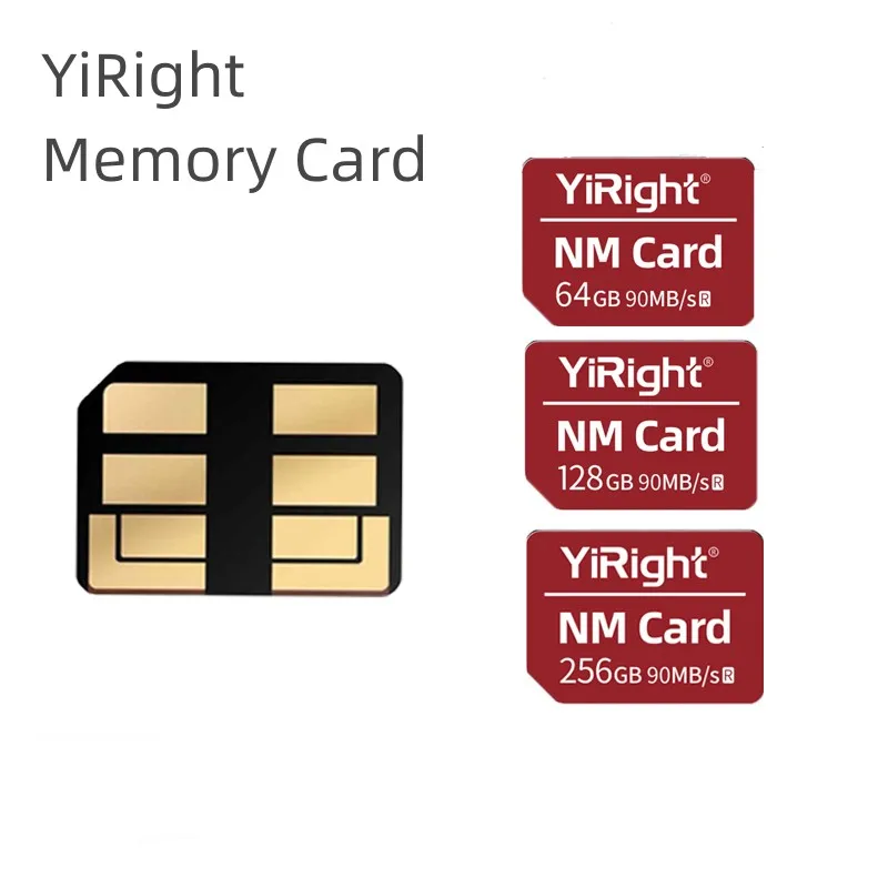 

YiRight NM Memory Card 64/128/256GB Mate 20/30/40/P40/P30 Nova 5/7 Honor Enjoy 20P For HUAWEI Phone