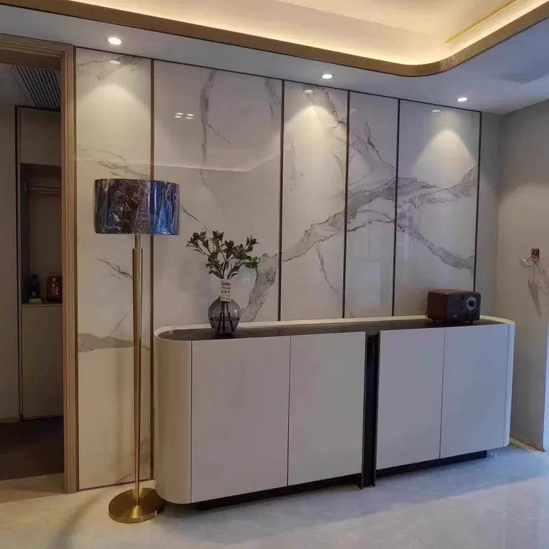 Light luxury electric remote control lifting TV cabinet integrated hidden style living room horizontal hall bedroom bedside TV c