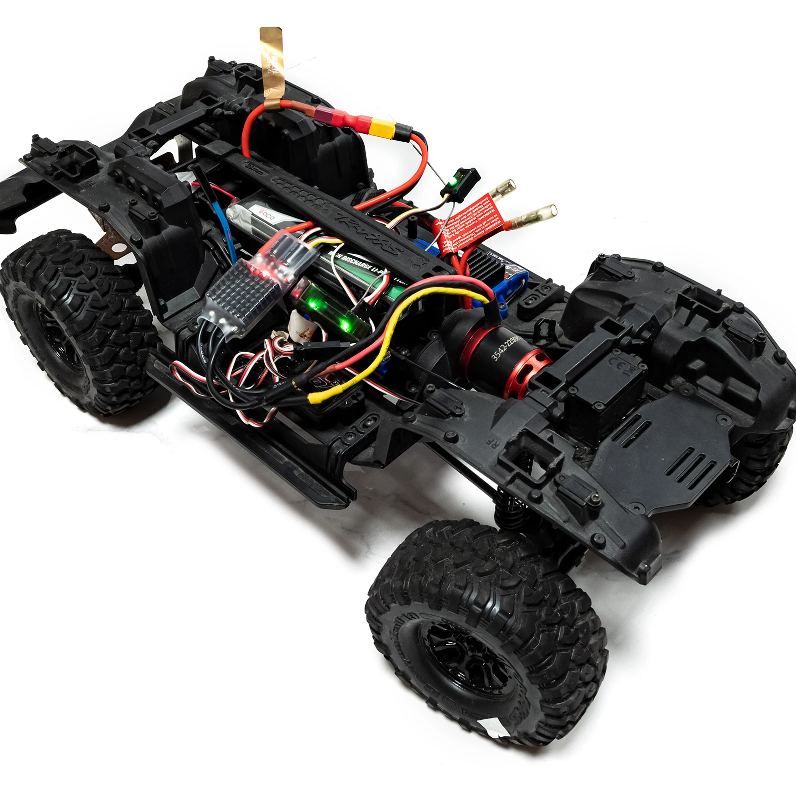RCXAZ مقاوم للماء 3542 محرك خارجي بدون فرشاة 1850/2250KV لأجزاء ترقية RC الزاحفة المحورية SCX10 90046 traxxas