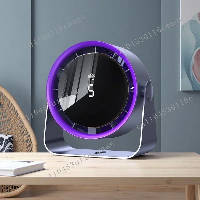 

Desktop Electric Air Circulation Fan Desktop Portable Silent Strong Wind Cooling Fan Student Dormitory Office Use