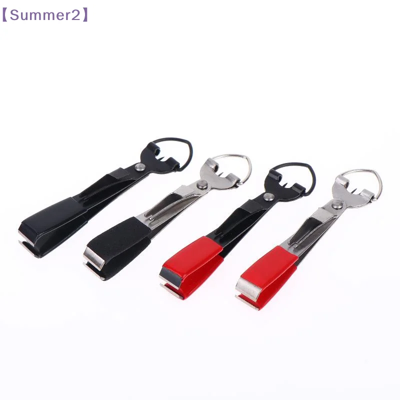 【Xia2】4 In 1 Fishing Tool Quick Tie Nail Clipper Line Pliers Sharpener For Hooks And Clear Eye Equipment{S}