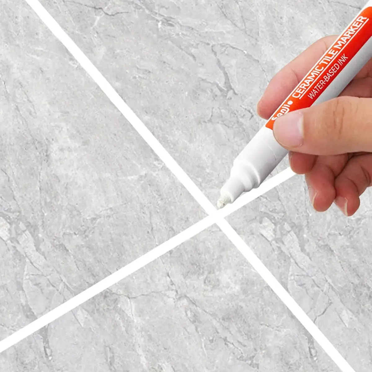 1pc-Waterproof ceramic tile gap repair pen - ceramic tile filling grouting pen, used for mold proof filling, cleaning agent