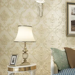 Modern Simple Home Decor European Style Damask Wallpaper Roll for Wall Bedroom Living Room High Quality 3D Non-woven Wall Paper