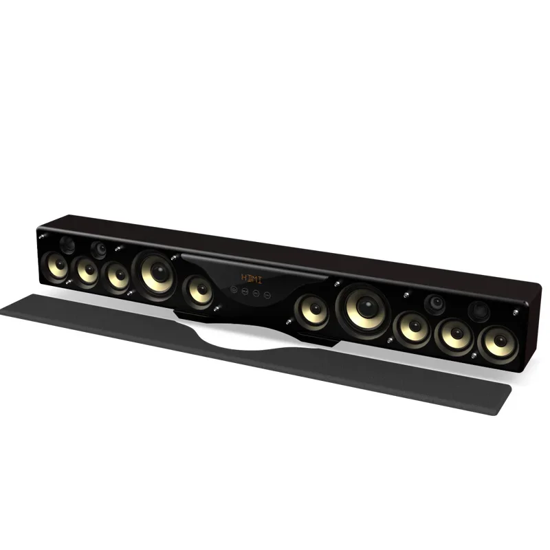 

High End Real Surround BT Optical Coaxial AUX 5.1ch WIFI Home Theater TV Wooden Soundbar