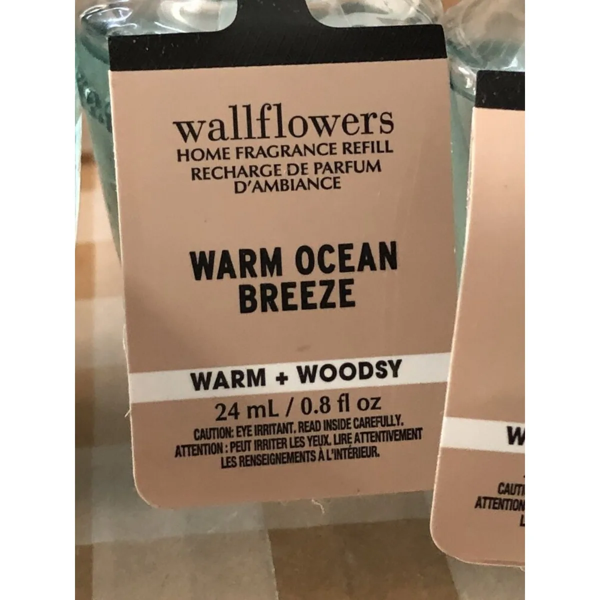 BATH AND BODY WORKS X4 Warm Ocean Breeze Wallflower Fragrance Refill Bulbs