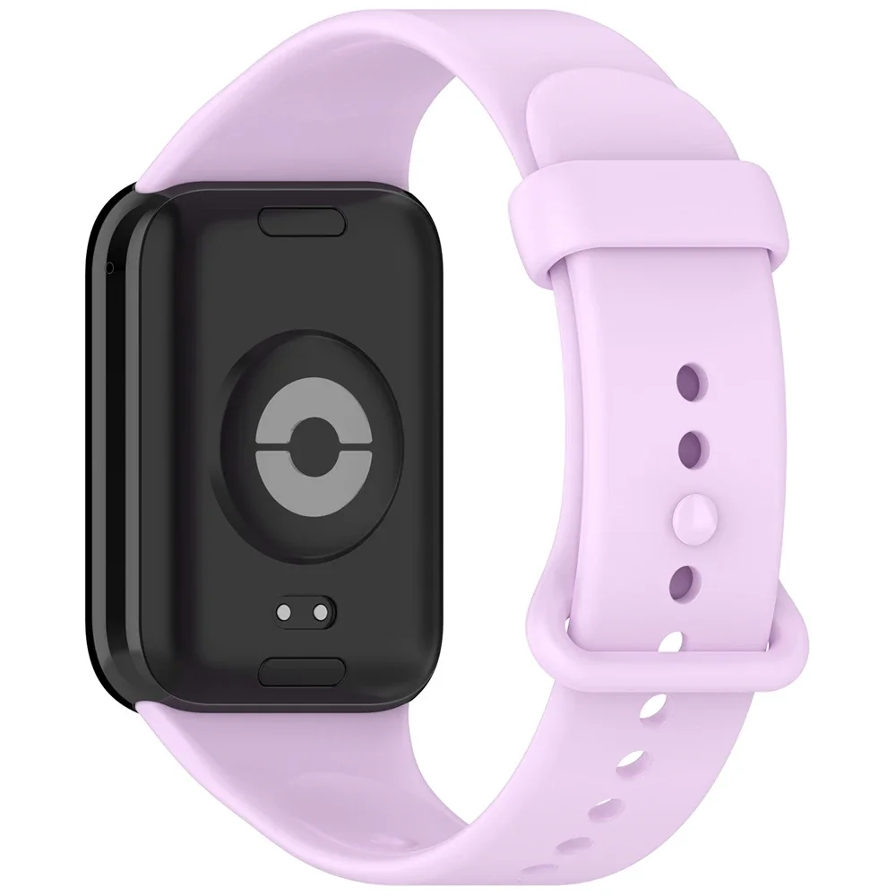 لساعة Xiaomi Band 9pro 8pro Redmi Watch 4 حزام ساعة بإبزيم ملون على شكل فراشة مطاطية بديلة لسوار المعصم من مادة TPU الرياضية