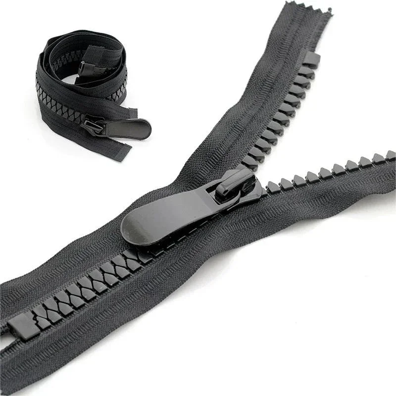 8 # 15 # مزدوج مفتوح سستة واحدة مفتوحة الراتنج سستة ل أسفل سترة معطف مفتوح نهاية طويلة البريدي DIY بها بنفسك الخياطة الحرف 70/80/90/100/سم #5