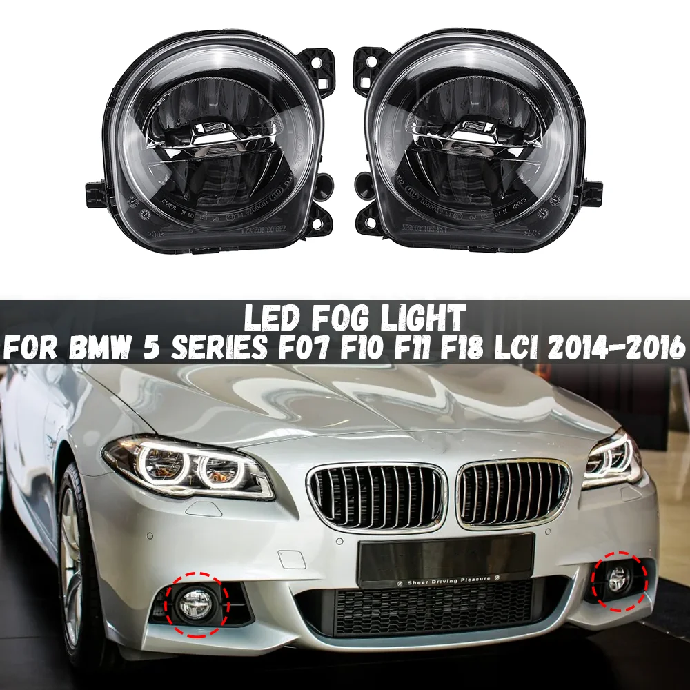 

Автомобильные противотуманные фары Дневные ходовые огни для BMW 5 серии F07 F10 F11 F18 LCI 528i 535i 550i 2013-2016 63177311293 63177311294